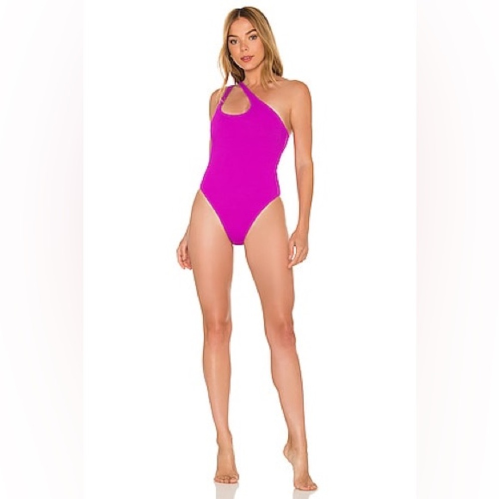 L*Space Magenta One Piece Swimsuit
